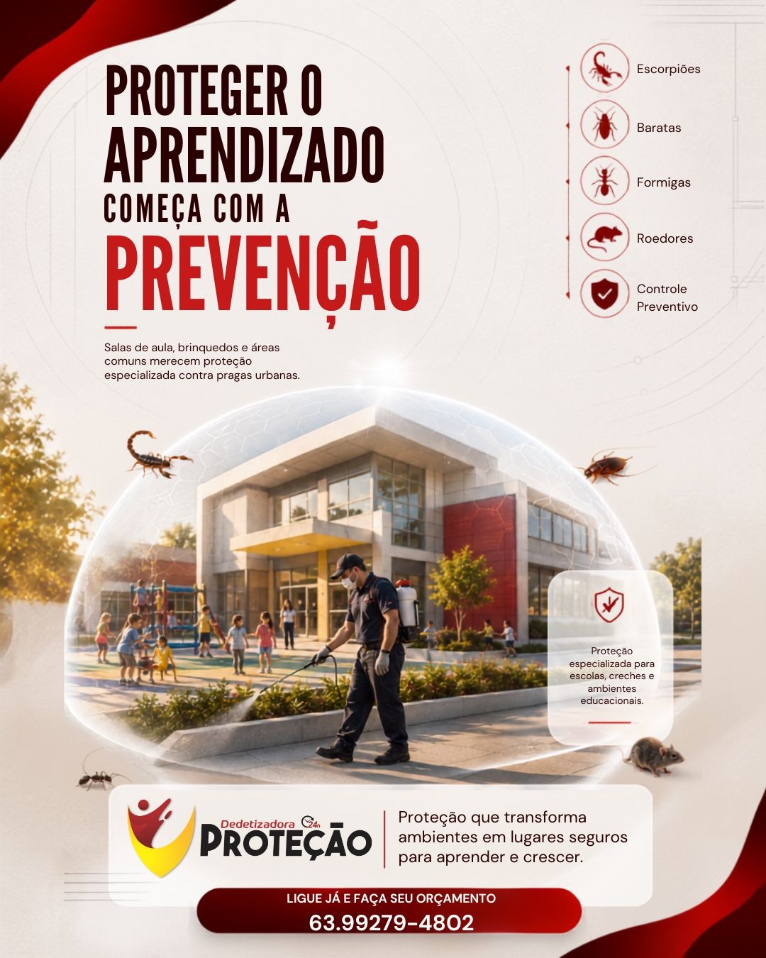 Dedetizadora Proteção - banner 7